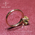 High Quality Cushion Cut Prong Setting   18k Gold Jewelry Natural Diamond Jewelry